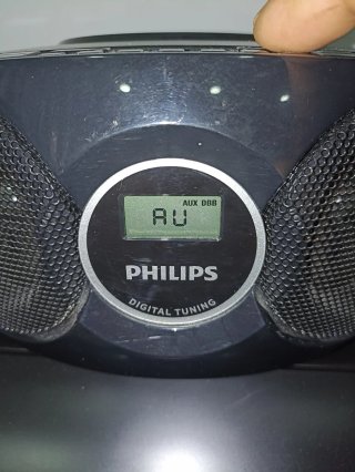 Radiocd Philips Negro