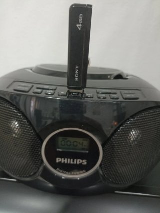 Radiocd Philips Negro