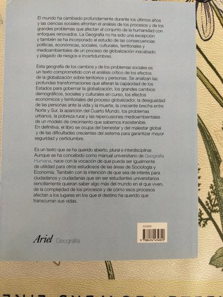 Libro Geografía Humana 2ª Ed Ariel Universidad