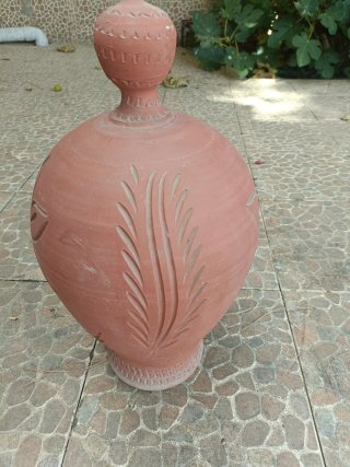 Hucha artesanal de barro