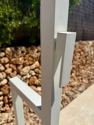 Ducha exterior diseño metal y composite  A