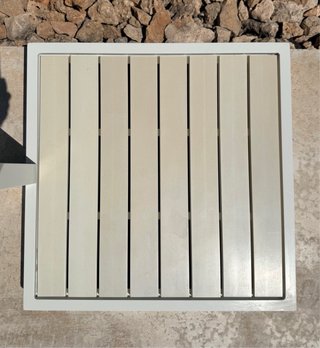 Ducha exterior diseño metal y composite  A