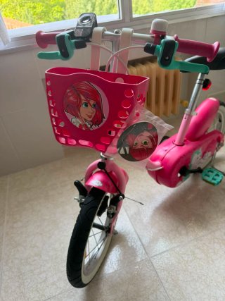 Bicicleta niña B'Twin rosa