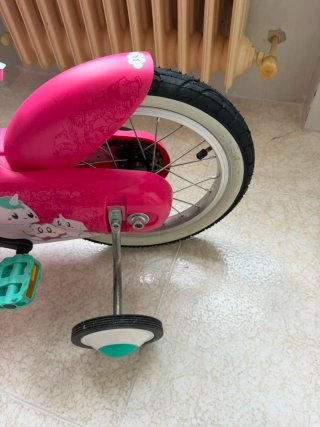 Bicicleta niña B'Twin rosa