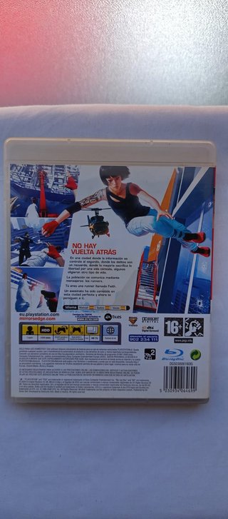 Mirror's Edge PS3 PAL España – Completo PERFECTO