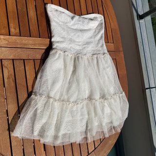Vestito Zara pizzo bianco taglia M