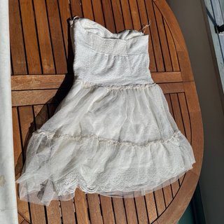 Vestito Zara pizzo bianco taglia M