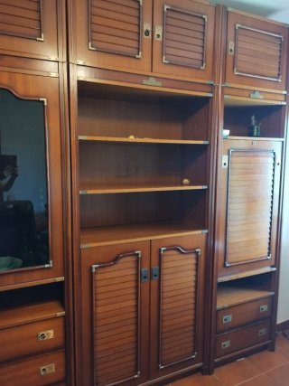 Mueble Barco Librería Madera