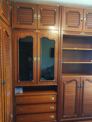 Mueble Barco Librería Madera