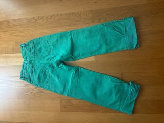 Pantalón verde tiro alto Zara