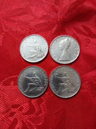 N.4 Lire 500 in Argento 1961