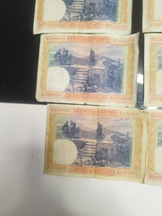 Lote 8 Billetes 100 Pesetas Banco de España 1925
