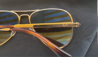Gafas Ray Ban Aviator P Dorado Marrón