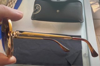 Gafas Ray Ban Aviator P Dorado Marrón