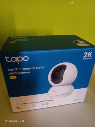 Cámara Seguridad Tapo Pan/Tilt Wi-Fi 2K.