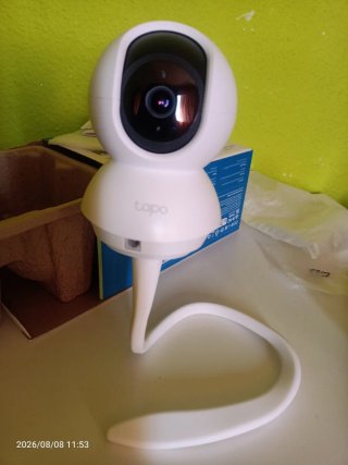 Cámara Seguridad Tapo Pan/Tilt Wi-Fi 2K.