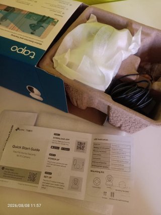 Cámara Seguridad Tapo Pan/Tilt Wi-Fi 2K.