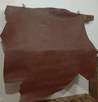 Piel de vacuno troquelada