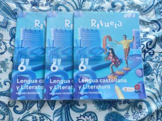 Libros de texto de sexto primaria. Como nuevos.