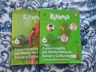 Libros de texto de sexto primaria. Como nuevos.