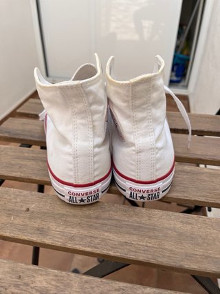 Converse Blancas Altas Mujer Talla 38