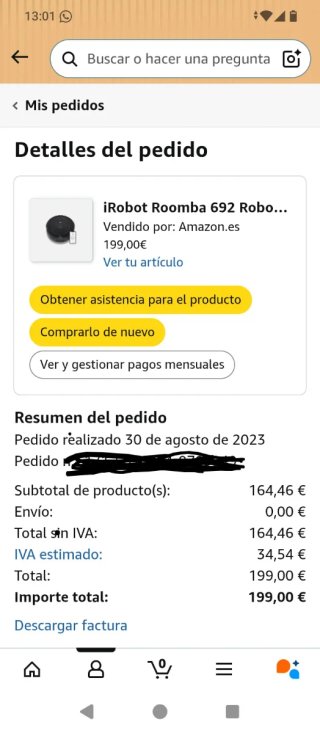 iRobot Roomba 692 Robot Aspirador
