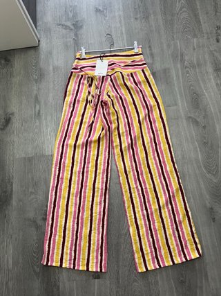Pantalones rayas Mango Teen