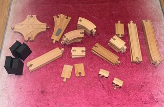 Set Vías Tren Madera Ampliación 303665