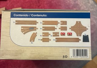 Set Vías Tren Madera Ampliación 303665