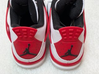 Tênis Jordan 4 Retro Branco Vermelho
