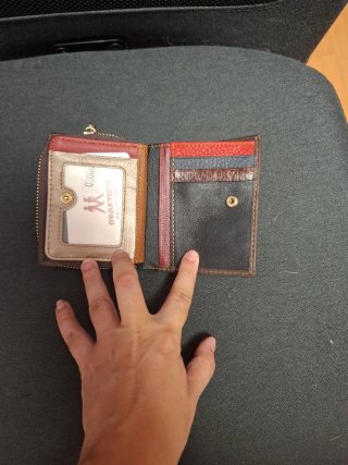 Monedero patchwork multicolor
