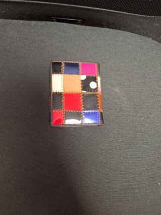 Monedero patchwork multicolor