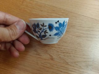Juego de porcelana azul y blanco