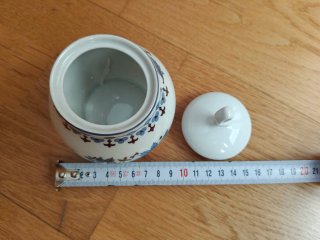 Juego de porcelana azul y blanco