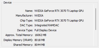 MSI Vector GP76 360Hz (i7/RTX 3070 Ti)