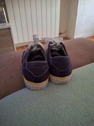 Zapatillas Polo Ralph Lauren grises y amarillas
