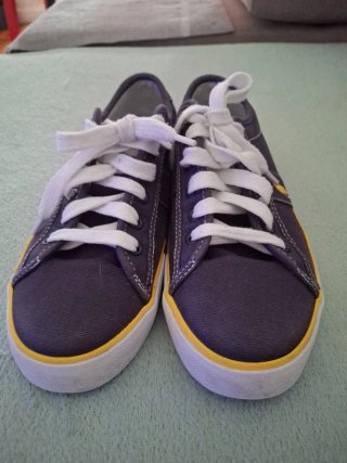 Zapatillas Polo Ralph Lauren grises y amarillas