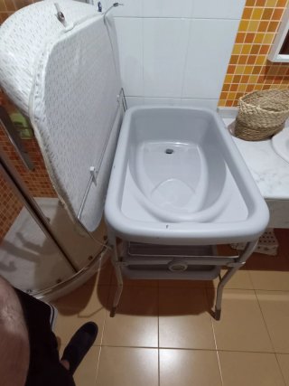 Bañera cambiador Chicco para bebé