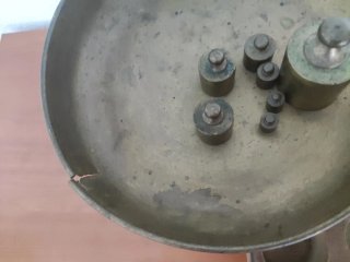 Balanza Antigua Pellerand 5Kg Roberval + Pesas