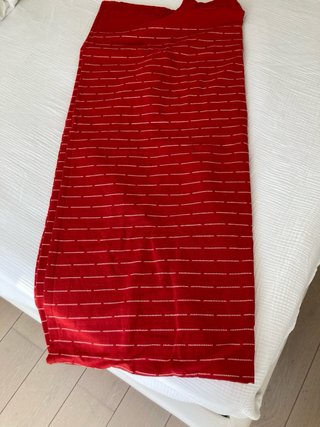 Colcha cama sofá roja étnica grande 210 x 240