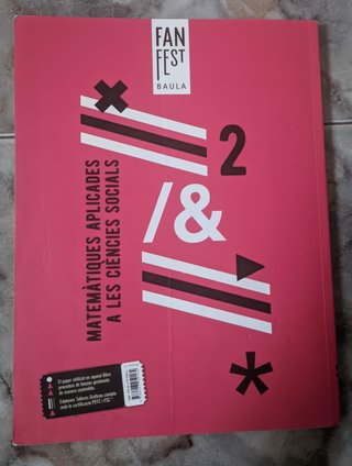 Matemàtiques aplicades a les Ciències Socials 2...