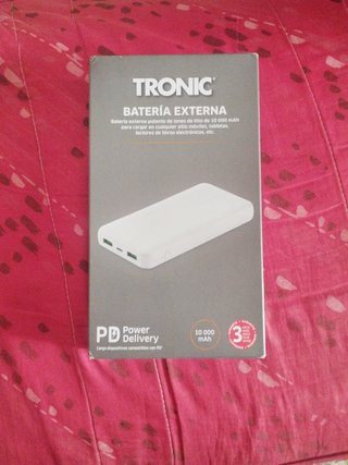 TRONIC Batería Externa 10000 mAh PD