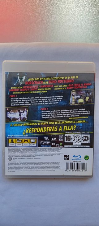Watchmen: The End Is Nigh PS3 PAL ES con poster