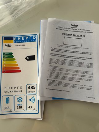Frigorífico americano 2 puertas marca Beko.