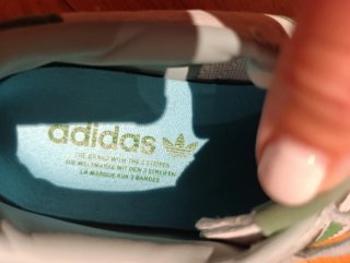 Zapatillas Adidas Talla 40 Turquesa y Verde