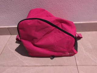 Patines rosas Oxelo talla 38 con su mochila