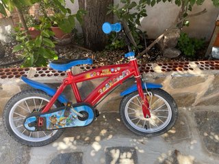 Bicicleta infantil Paw Patrol
