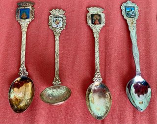 Collezione Cucchiaini. Alcune con placcatura in argento