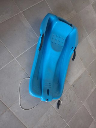 Trineo para nieve azul