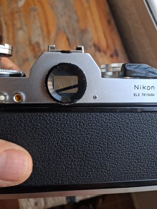 Nikon EL2 Cámara Analógica Plata/Negro